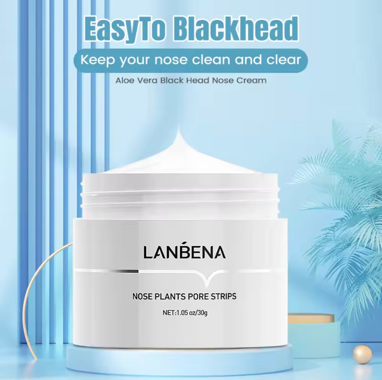 LANBENA Blackhead Remover Strips 180pcs - LUMAVÉA